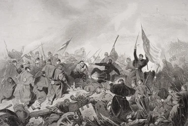 Die Eroberung von Fort Donelson, Dover, Tennessee 1862